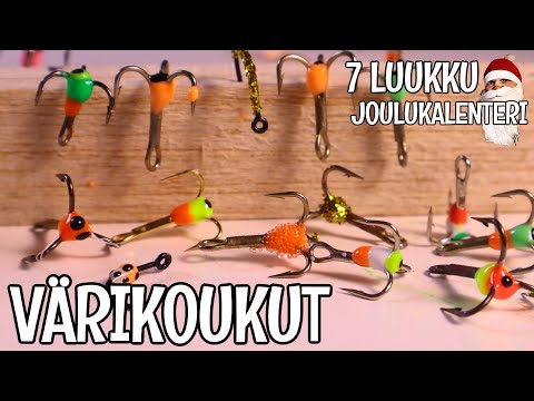 VÄRIKOUKKUJA TASUREIHIN JA PYSTYPILKKEIHIN