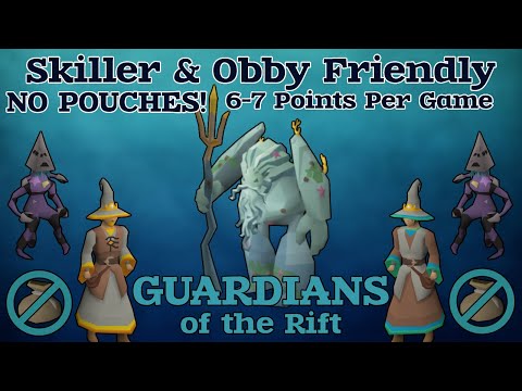 Level 3 Skiller Guardians of the Rift Method | NO Pouches | 6-7 Points Per Game | Obby Elite