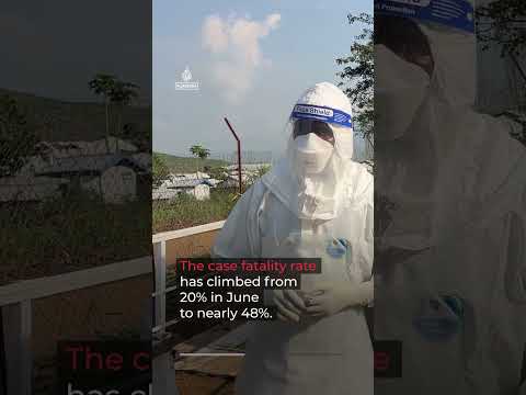Nearly one in two Ebola patients dying in DR Congo outbreak | AJ #shorts