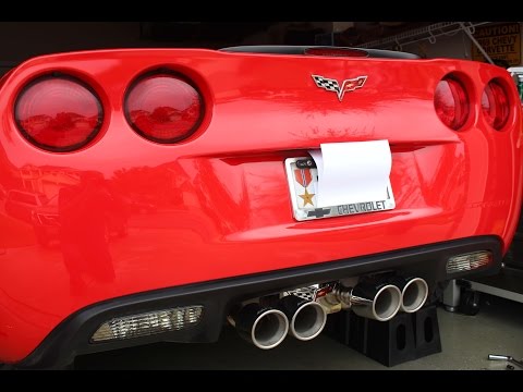 Borla S-Type II Exhaust Remove/Install (Ear Candy) on a C6 Corvette (2011) "Corvette Hop"