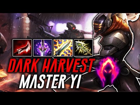BEST KEYSTONE ON YI BETTER THAN CONQUEROR - DARK HARVEST MASTER YI ONE SHOT MONTAGE #2