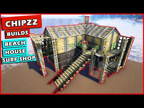 Ark: How To Build A Beach House | No Clip Enabled | Building Tutorial