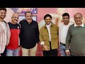 Producer Santosh Kher With Shivaji Satam Abhinay Berde At Bamboo Movie Premiere