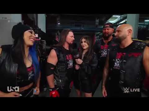 the oc interview/oc vs judgement day brawl backstage raw 11/21/22