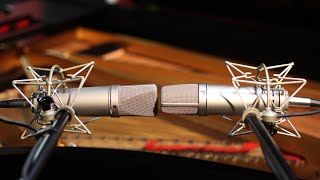Video thumbnail for Recording a Piano Neumann U87 Ai Stereo Pair "Blumlein Microphone Technique" Review Clair De Lune by Milan Recording Studios