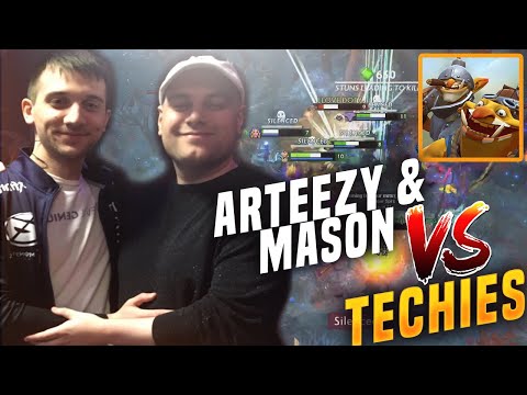 Dota 2 - Mason: Mason And Arteezy Against a Techies! "I Refuse to Play vs Techies"