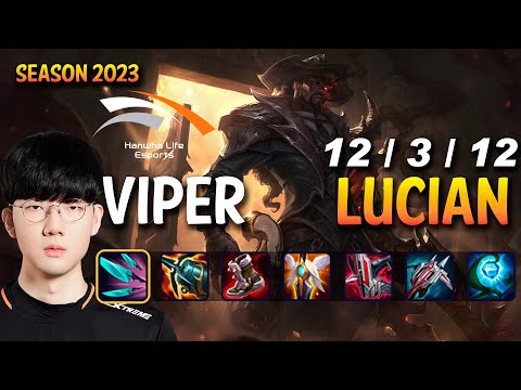 HLE Viper LUCIAN vs KAI'SA ADC - Patch 13.24 KR Ranked