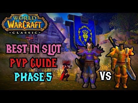 WOW Classic - Warrior Best in slot PVP Guide for Phase 5