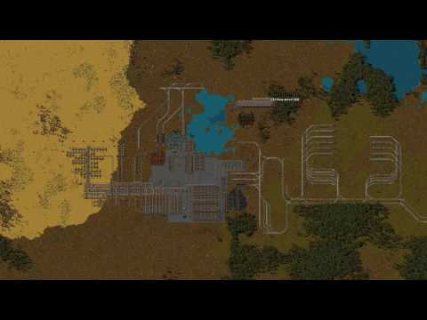 Factorio Time Lapse - Bobs/Angels ores