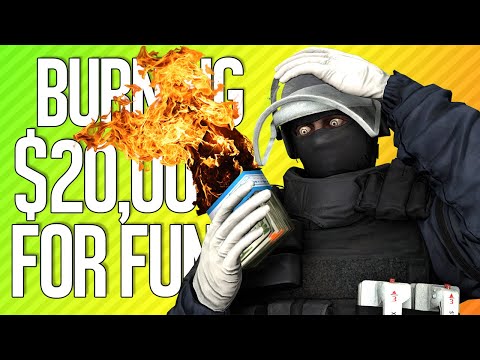 BURNING $20,000 FOR FUN | Rainbow Six Siege Twitch Rivals
