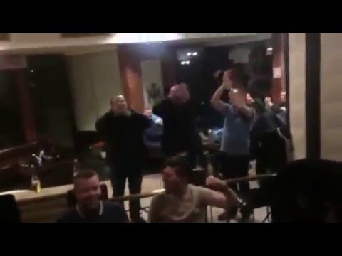 Man City fans in Kiev.