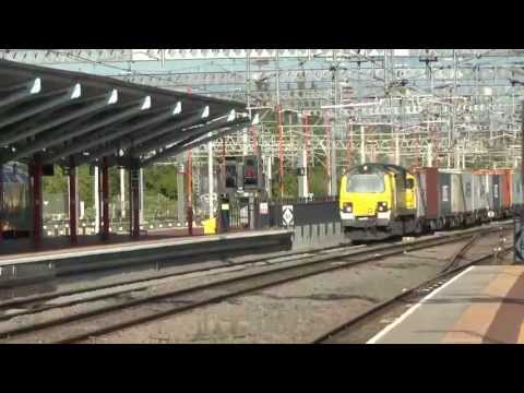 Class 92016 on the main at Rugby