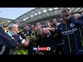 Manchester City celebrate winning the 2018/19 Premier League title! 🏆