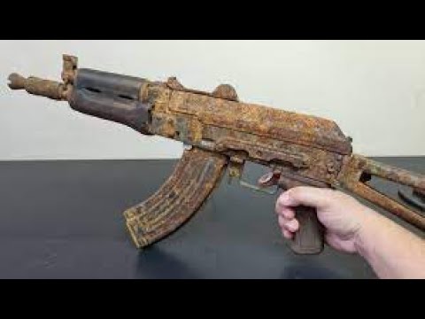 Ak restoration - gun restoration - Restoring LOADED AK47 PAP!!! Extremely Satisfying!!!