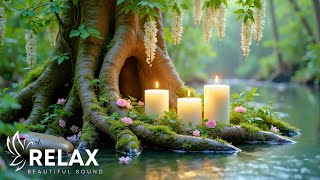Relaxing Spa Music 🌸 Candlelight & Water Stream | Healing & Balance