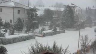 preview picture of video 'Bufera di neve a San Giorgio al Tagliamento'