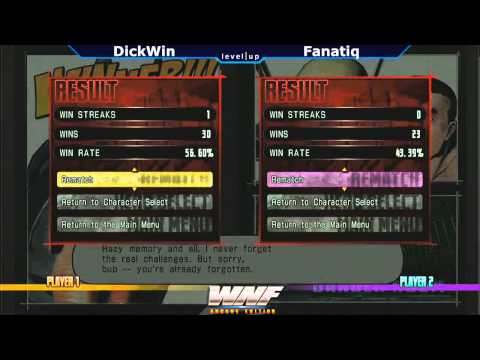 WNF:AE - 1.3 - 9/21/11 - MVC3 - Dickwin vs Fanatiq