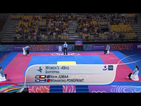 Women's Taekwondo 49Kg Quarterfinals - Singapore 2010 Youth Games