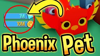 *INSANE* 2700 ROBUX PHOENIX PET IN PET SIMULATOR 2! - Roblox