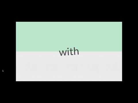 Fry Word List - Words 1-25 with Speech