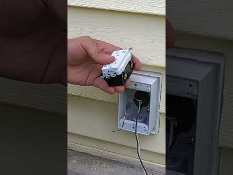 How To Wire A GFCI Receptacle. Full video on my channel #shorts #diy