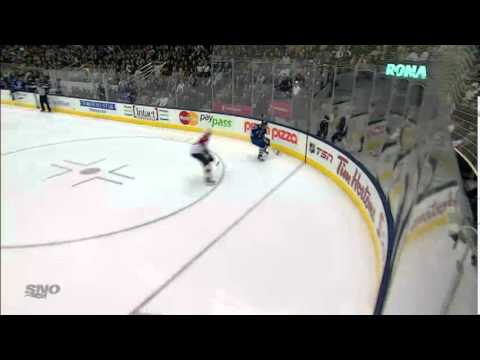 Phaneuf 1-1 Goal - Maple Leafs vs. Panthers - Mar/26/2013