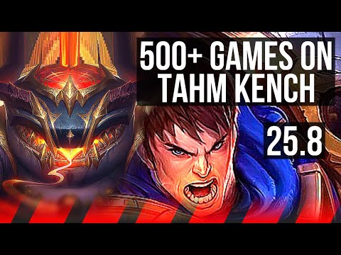 TAHM KENCH vs GAREN (TOP) | 10/2/11, Legendary, 500+ games | KR Master | 25.8