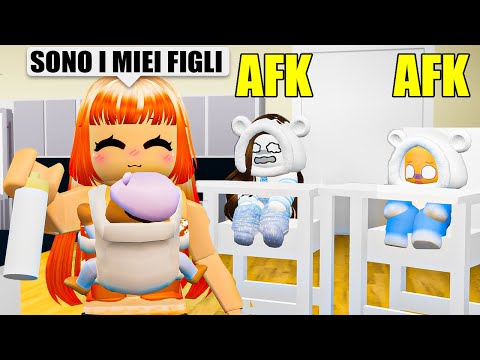 STO AFK CON MIO FIGLIO E QUESTA TIZIA CI FA COSE ASSURDE SU BROOKHAVEN ROBLOX!