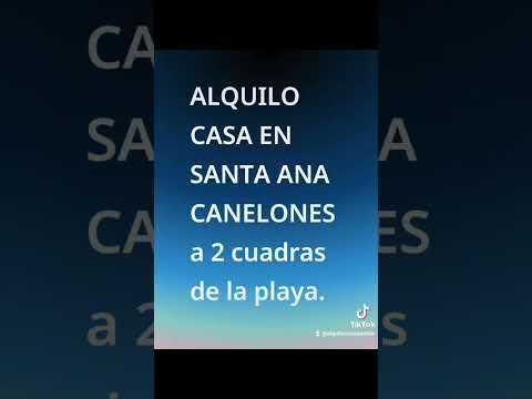 ALQUILO CASA EN SANTA ANA Canelones a 2 cuadras de la playa