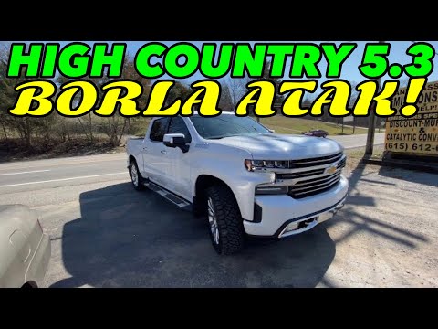 2019 Chevy Silverado High Country 5.3L V8 DUAL EXHAUST w/ BORLA ATAK!