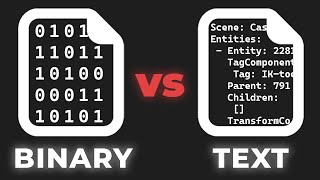 BINARY vs TEXT File Serialization