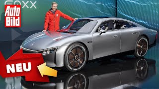 Mercedes Vision EQXX (2022) | Elektro-Studie mit 1000 km Reichweite | Vorstellung mit Andreas Huber by Auto Bild