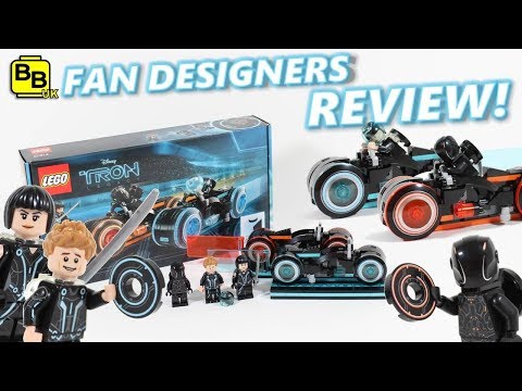 LEGO IDEAS TRON LEGACY LIGHT CYCLE 21314 SET OFFICIAL REVIEW!