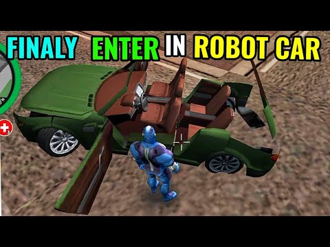 finally enter in robot car || rope hero vice town || pagal gamerz