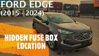 Ford Edge - 3rd HIDDEN FUSE BOX LOCATION (2015 - 2024)