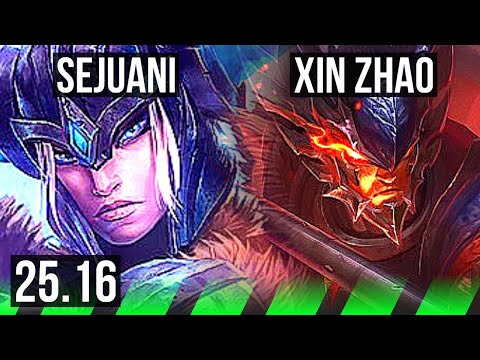 SEJUANI vs XIN ZHAO (JGL) | KR Master | 25.16