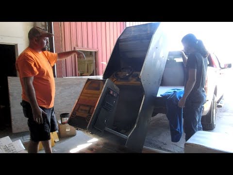 Moving the Atari Race Drivin' Arcade Machine