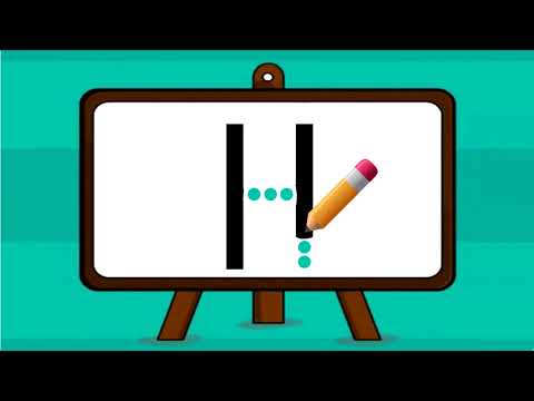 Aprende la letra H - Trazo - Videos Educativos