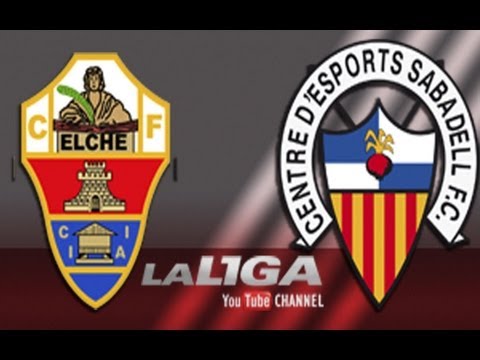 Resumen de Elche CF (3-2) CE Sabadell - HD