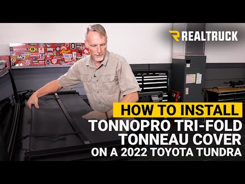How to Install TonnoPro Tri-Fold Tonneau Cover on a 2022 Toyota Tundra