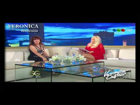 Verónica Castro y Cristian Castro con Susana Giménez 2013