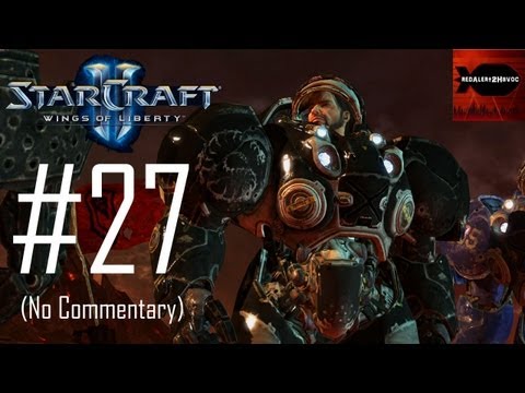 StarCraft 2: Wings of Liberty - Campaign Playthrough Part 27 (Shatter the Sky, No Commentary)