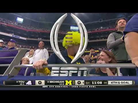 NCAAF 2022 CFP Semifinal Fiesta Bowl  - TCU Horned Frogs vs. Michigan Wolverines