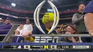 NCAAF 2022 CFP Semifinal Fiesta Bowl  - TCU Horned Frogs vs. Michigan Wolverines