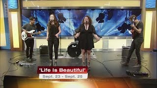 "Life Is Beautiful" Local Artist Brittany Rose! 7/15/16