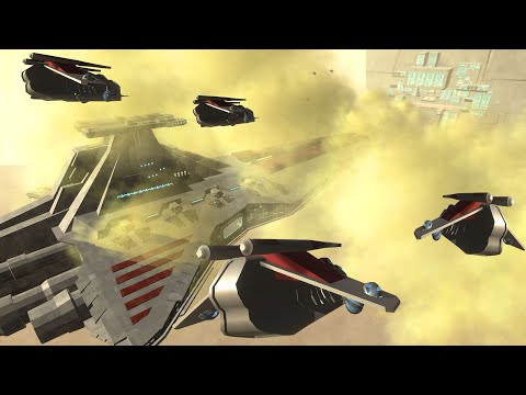 New Siege of MANDALORE 332nd LAAT Landing! - Ravenfield: Star Wars Mod Battle Simulator