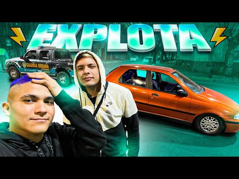 ESCUCHANDO LE METO CAÑA Y PRENDIENDO KRIPTONITA CON @LOCURAMIX  POR LA CALLE EN UN AUTO RE PICANTE