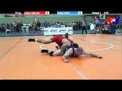 James Vollrath vs. Casey Fuller at 2013 ASICS University Nationals - FS