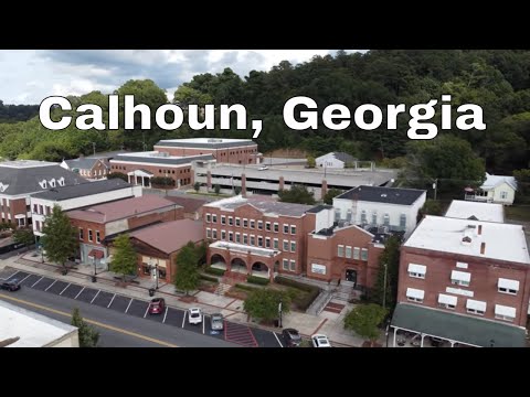 Drone Calhoun Georgia Gordon County