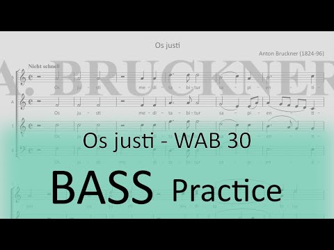 Bruckner WAB 30 (Os justi) - Bass 2 practice